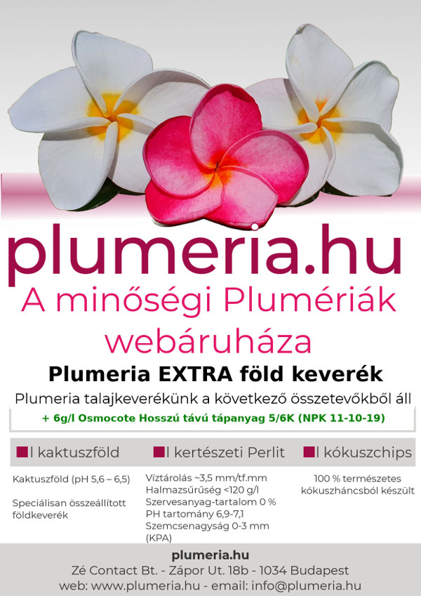 Plumeria extra föld keverék