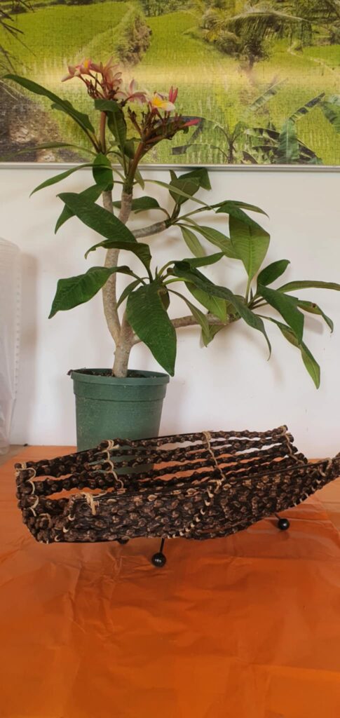 Fahajtásokból készült dekoráció