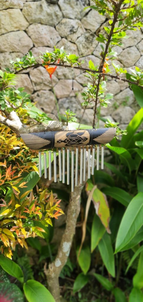 Bambusz- fém szélcsengő